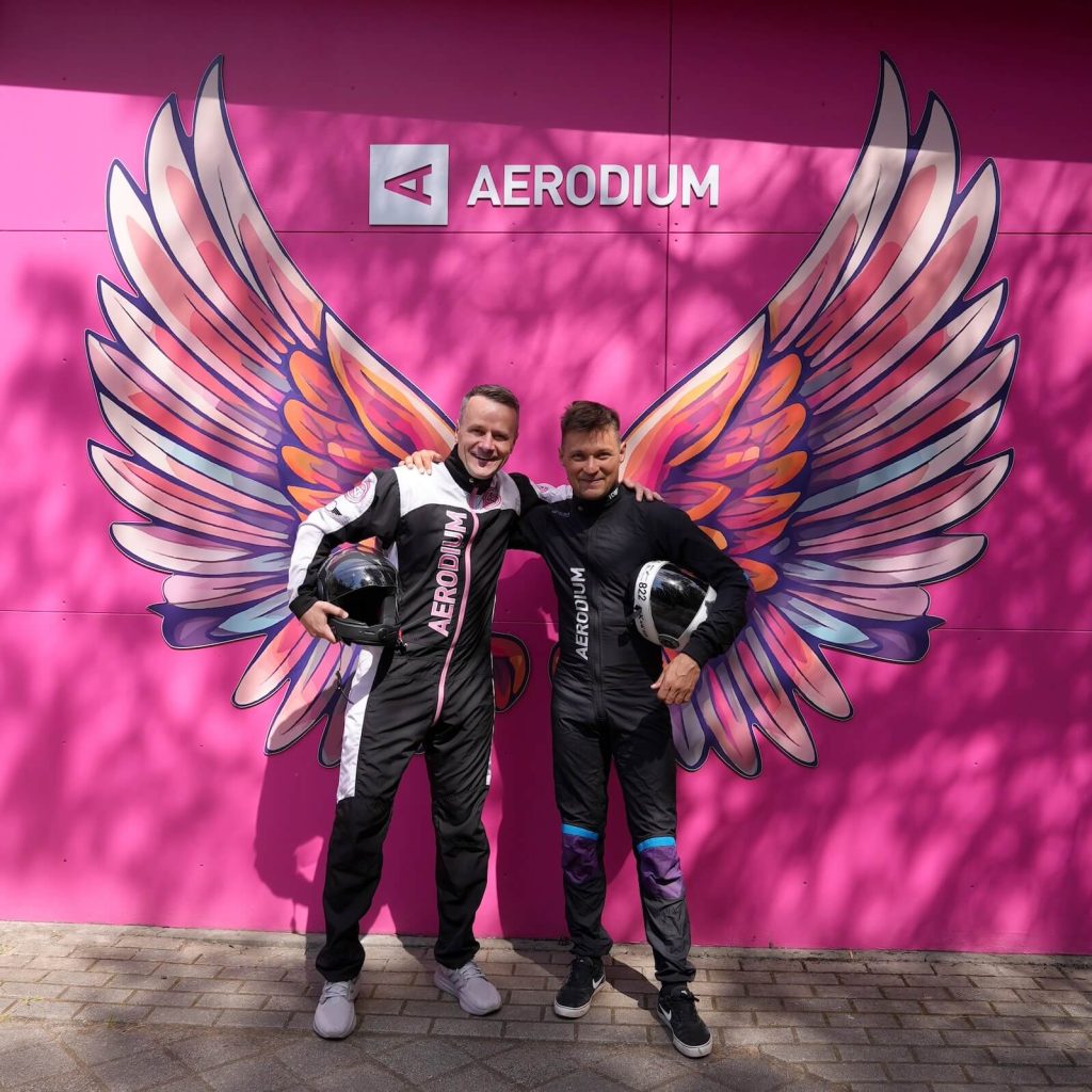 Ivars Beitāns and Toms Īvāns in Sigulda, AERODIUM, 2025.